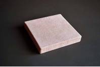 Подставка-подиум для украшений тканевая розовая, малый квадрат