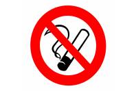 Табличка круглая "Не курить"