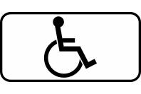 Знак дорожный 8.17 "Инвалиды"