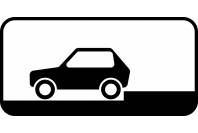 Знак дорожный 8.6.4 "Способ постановки транспортного средства на стоянку"