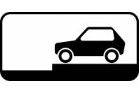 Знак дорожный 8.6.8 "Способ постановки транспортного средства на стоянку"