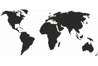 Трафарет «Карта мира»