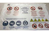 Печать баннеров с правилами безопасности на строительном объекте